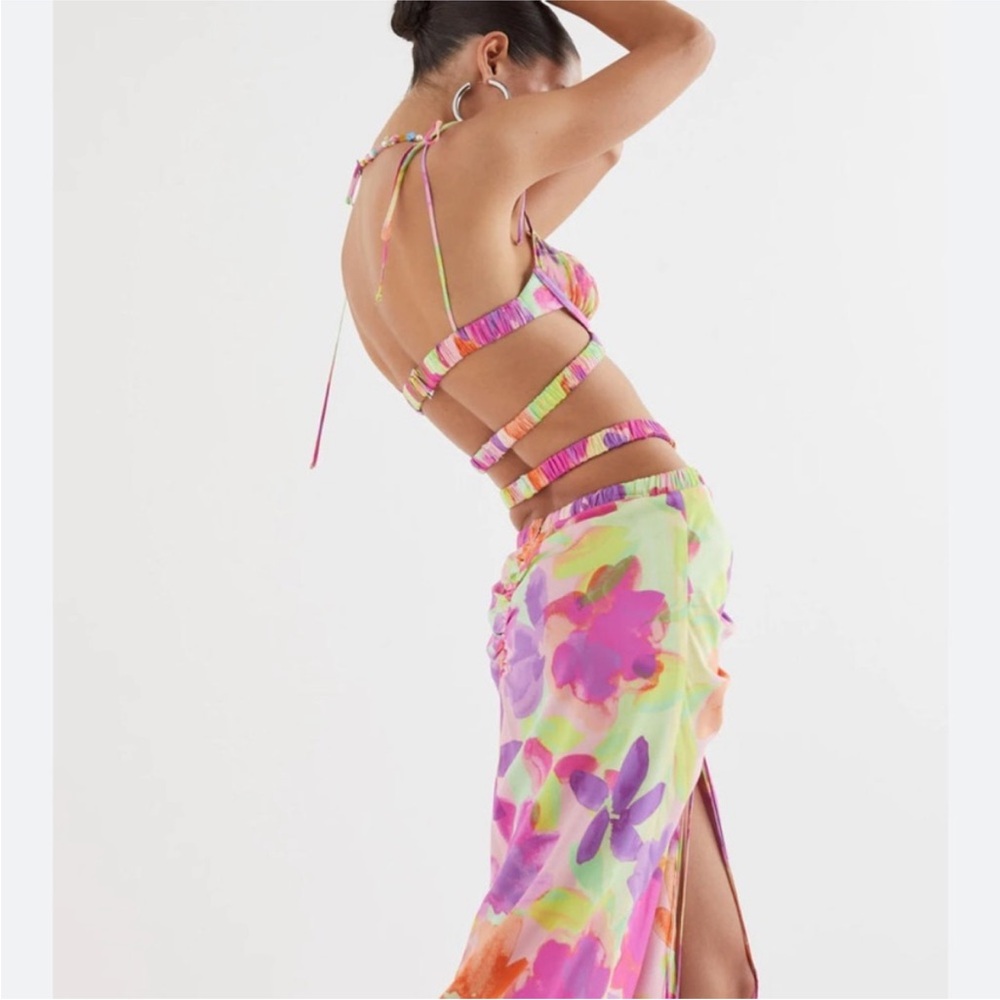 NWT For Love And Lemons Pia Sarong Medium - Picture 2 of 5